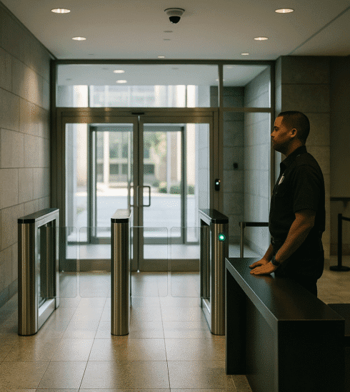 Secure Building Access Flow